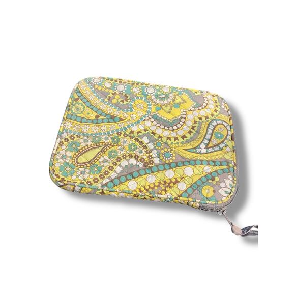Vera Bradley Tablet Case Lemon Parfait Sleeve iPad Kindle Zippered Pouch 9 x 7" - Picture 4 of 12